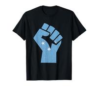 Micronesia Flag Freedom Handfist Power Micronesian Pride T-Shirt