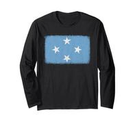 Micronesia Flag Graphic For Men Women Kids Long Sleeve T-Shirt