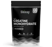 Micronised Creatine Monohydrate Powder 300g - 100 Servings - 100% Pure Vegan Creatine - Unflavoured - Premium Micronised Formula - Packed in The UK Shivay Herbals