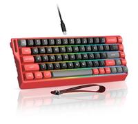MicroPack Mechanical Keyboard with Magnetic Switches and 68-Key, 0.1-3.3mm Adjustable Actuation with 0.01mm RT Precision, Web/Software Driven, 8000Hz Polling Rate for Rapid Trigger Gaming Keyboard