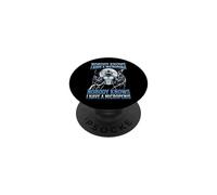 Micropenis Funny Unappropriate Men Rude Wolf Peinlich PopSockets Adhesive PopGrip