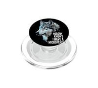 Micropenis Funny Unappropriate Men Rude Wolf Peinlich PopSockets PopGrip for MagSafe