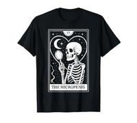 Micropenis Tarot Card, Funny Small Penis Halloween Skeleton T-Shirt