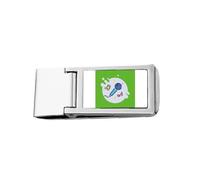 microph descant Sing Slim Money Clip Stainless Holder Pocket Wallet