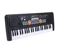 Microphone 49 Keys ABS Material USB Electric Piano Music Electronic Keyboard 16 Tones 8 Rhythms 6 Demo Songs Music