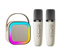 Microphone and Speaker Set | Voice Amplifier Computer Speakers Wireless Conference Room Microphone,Small Powerful Karaoke Machine for Thanksgiving, Christmas