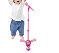 Microphone and Stand for Kids - Wireless Toys with Stand,Microphone Play Set Singing Toys | for Children Boys Girls Home Classroom Playroom Party Birthday Christmas Childrens Day