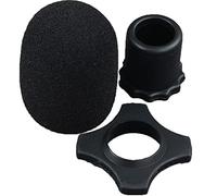 Microphone Anti Roll Ring 3pcs Microphone Protective Cap Microphone Rod Sleeve Microphone Windscreen Cover Ktv Device