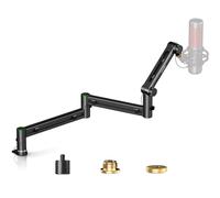 Microphone Arm,Aokeo AK-59 Desk Low Profile Adjustable Mic Boom Arm Stand,Suitable For Blue Yeti,Snowball iCE, HyperX QuadCast,SoloCast,Elgato Wave,Etc