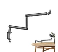 Microphone Arm, Clamp with Shock Absorbing and 360 Degree Rotation | Microphone Arm Holder for Computer, Office, Music Studio, Singing, Content, Podcasting