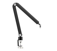Microphone Arm Stand Adjustable Boom Arm 360 Degree Rotating With Heavy Duty Clamp Suspension Boom Mic Stand For Gaming Adjustable Suspension