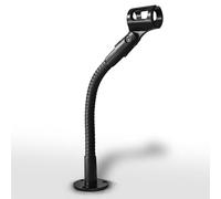 Microphone Arm Stand Flexible Gooseneck Mic Stand Holder with Mounting Base for Table Walls Podium Podcasting Streaming Radio Broadcast Studio (9-INCHS)