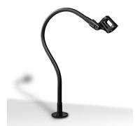 Microphone Arm Stand Flexible Gooseneck Mic Stand Holder with Mounting Base for Table Walls Podium Podcasting Streaming Radio Broadcast Studio (24-INCHS)