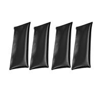 Microphone Bag - 4X Microphone Storage Bag | Dustproof Shockproof Compact PU Leather Zipper Drawstring Storage Cover for Travel DJ Recording Streaming Karaoke Accessories