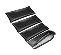 Microphone Bag, 4X Microphone Storage Case, Zipper Drawstring PU Leather Storage Cover Dustproof Shockproof for Karaoke Accessories Podcasting Daily Stage
