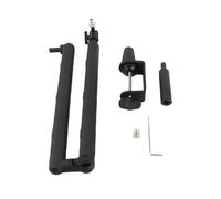 Microphone Boom Arm Stand Adjustable Low Profile Metal Mic Arm with Desk Mount Clamp Cable Management for Podcast Streaming Gaming Studio Aluminum 80cm