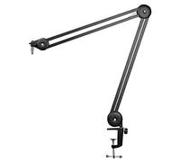 Microphone Boom Arm Stand Heavy Duty Adjustable Metal Mic Stand Desktop Bracket