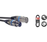 Stagg Music Microphone Cable 3m/10ft XLR Female to XLR Male – Blue