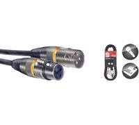 Microphone Cable, 3 Meters, Yellow, XLR/XLR