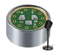 Microphone Cartridge - Electret Microphone Capacitor|Dynamic Microphone Cartridge, 14mm Unidirectional Sensitive Microphone Cartridge Electret Capacitor For Acting Studios