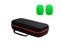Microphone Case Organiser Bag Sponge Covers For Double Mics Enjoy Safe Transport And Storage Of Accessories Shockproof Mic Holder
