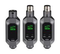 Microphone Converter, Wired To Wireless Adapter & XLR Transmitter Receiver for Stage Performance, Karaoke, Conference Speech & Studio Recording, for Singers, Speakers, Musicians and Audio Engineers