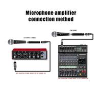 Microphone Dynamic Microphone 28db High Lossless For Studio Musical Instrument Performance In-line Pullium, Amplifier, Gain, Amplification, Recording,