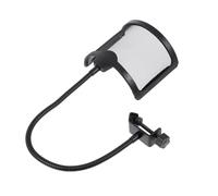Microphone Filter Shield for Studio Recording, Black U Shape | Reduces Popping and Hissing Sounds, Helps Keep the Mic Clean, Plastic and Metal Construction