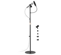 Microphone-Floor-Stand,Detachable Height 80cm to 160cm Mic-Stand for Blue Yeti HyperX QuadCast SM58 Samson Q2U Fifine K669B Pyle Microphones,for Stage, Studios, Kids, Singing,Performance