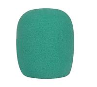 Microphone Foam Cover, 10 Pack Thick Washable Sponge Foam Microphone Windshield Replacement Multicolor DJ Stage(Green)