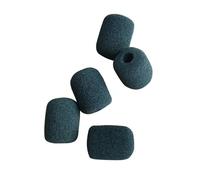 Microphone Foam Cover, 5 Pcs Microphone Headset Foam Sponge Windscreen Cover Black 30x20x8mm