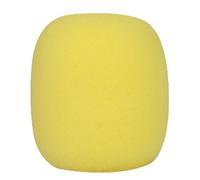Microphone Foam Cover, Microphone Cover Replacement Foam DJ Stage Windshield Thick Washable Multicolor 10 Pcs(Yellow)