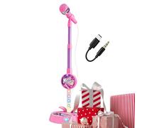 Microphone for children, height adjustable, realistic vocal props | Microphone for students for birthday parties, singing at home, school and outdoors