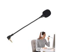 Microphone For Headset, Flexible Dynamic 3.5mm Replacement, Portable Headset Accessories For Laptops, Tablets, Family & Home Use