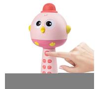 Microphone for Kids | 2 in 1 Chicken Shape Portable Speaker Music Player,Rechargeable Wireless Microphone with LED Light | for Boys Girls Home Family Gathering Living Room Christmas Birthday Party