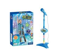Microphone For Kids - Kids Microphone And Stand | Toy Microphone With Adjustable Stand | Karaoke Machine Microphone Musical Toys With Flashing Stage Lights For 3 Years Old Boys Or Girls