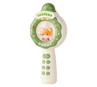 Microphone for Kids, Sing Toys, Portable Wireless Cute Design Karaoke Fun Recording Feature Compact Size, Microphone Toy for Entertainment, 3.94x2.91x8.66inches