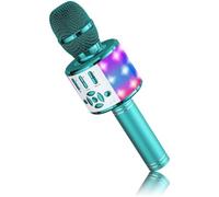 Microphone for Kids Wireless, Magic Sound Karaoke Wireless Microphone, 4 in 1 Bluetooth Karaoke Machine, Adult Car Karaoke Mic Singing Machine, for Party/Outdoor/Travel(Blue)