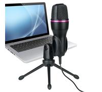 Microphone For PC - USB Microphone For Game, Plug-and-Play Design, Electronic Equipment Accessory | Remote Video Conferencing Singing Podcast Streaming Home Studio Recording PC Accessories Tool