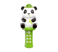 Microphone For Singing Kids - Panda Mic For Karaoke - Early Learning Pretend Play Toy Mic, Wireless Interactive Handheld Mic Speaker Fun & Educational For Kids