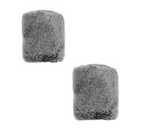 Microphone Fur Cover 2 Pcs Furry Windscreen Mic Wind Cover Muff, Windbuster, Windjammer, Fluff Windshield