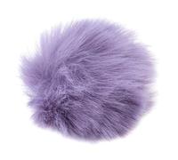 Microphone Fur Cover 3 Piece Clip-on Lavalier Microphone Windscreen Wind Muff Outdoor Furry Lapel Mic Mini Cover Fur Windshield(3Pcs PURPLE)