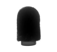 Microphone Fur Cover Windscreen for microphone Outside Furry Windshield Muff Condenser Microphone Wind Shield Protection Outdoor Interview Mic Cover(Black)