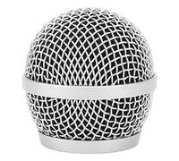 Microphone Grille Ball Head, Stainless Steel Microphone Head Mesh Cover, Microphone Mesh Grill Mic Replacement Head Cover for PG58 BLX288