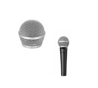 Microphone Grille For Shure SM58 PG58 BETA58A BETA87A,Microphone Mesh Cover Replacement Mic Mesh Grill (For PG58)