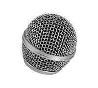 Microphone Grille, Metal Mesh Microphone Ball Head Inner Foam Filter Replacement for SM58S SM58LC BETA58 BETA58A