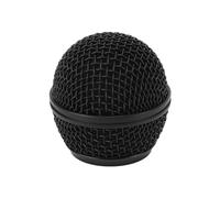 Microphone Head Replace Black Grille Ball with Inner Foam Metal Mesh Replacement Head for SM58 BETA58 SV100 Universal Compatibility Premium Material Dent Resistant Grille Easy to