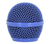 Microphone Head Replace, Mic Grille for SM58S, SM58LC, BETA58, BETA58A, M30, SV100, UT2, PGX24 SLX4, Steel Mesh Replacement Heads with Inner Foam (Blue)