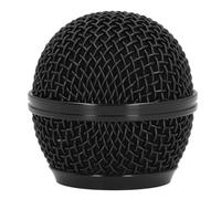 Microphone Head Replace, Mic Grille for SM58S, SM58LC, BETA58, BETA58A, SA M30, SV100, UT2, PGX24 SLX4, Steel Mesh Replacement Heads with Inner Foam (Black)
