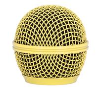 Microphone Head Replace, Mic Grille Replacement Mesh, Microphone Grille Head Grille Ball for SM58S SM58LC BETA58 BETA58A SA M30 SV100 UT2 PGX24 SLX4, Stainless Steel, Built in